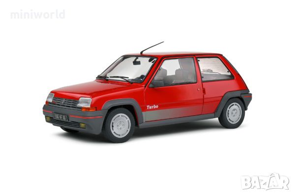 Renault 5 GT Turbo 1985 - мащаб 1:18 на Solido моделът е нов в кутия, снимка 1