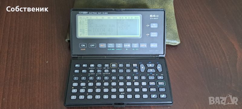 citizen ed-8000 64kb memory органайзер калкулатор елка джобен компютър japan, снимка 1