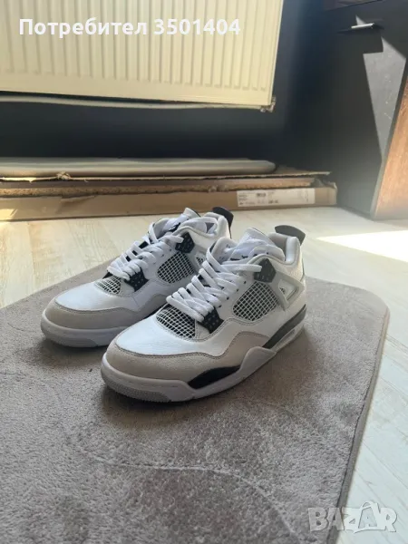 Кецове Air Jordan 4 Military black, снимка 1