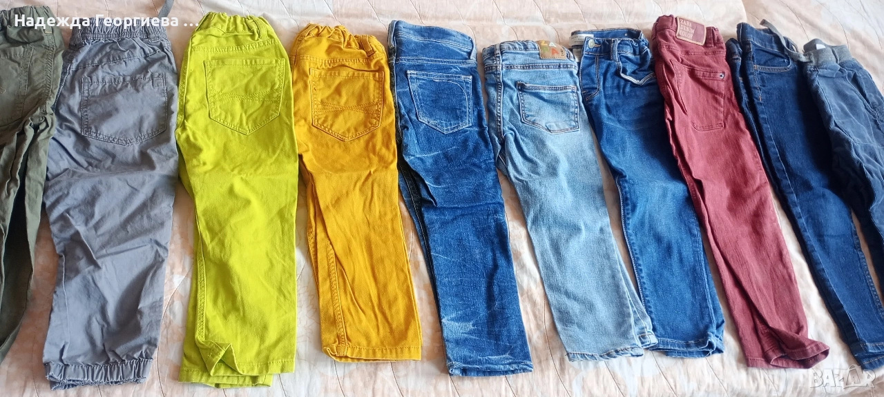 Маркови дънки и панталони за момче 3 - 4 години, снимка 1
