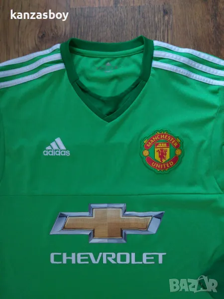 adidas  Manchester United Goalkeeper Shirt 2015-16 - страхотна футболна блуза М, снимка 1