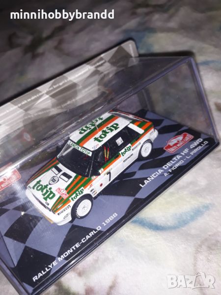 Lancia Delta HF 4WD Rally Monte-Carlo 1988 A.Fiorio-L.Pirollo  1.43 Eaglemoss. Top model., снимка 1