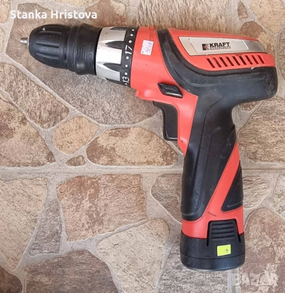 Акумулаторен винтовер Kraft 12v. , снимка 1