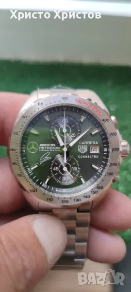 Мъжки луксозен часовник TAG HEUER Carrera AMG Petronas , снимка 1