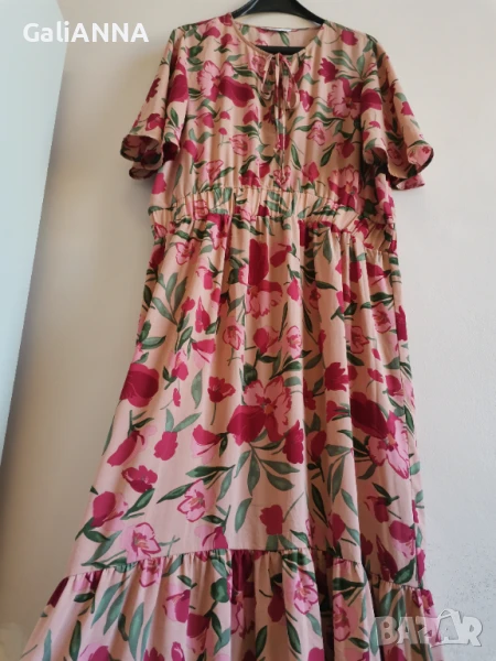 ДЪЛГА СТРАХОТНА ЕФИРНА РОКЛЯ ELLOS XL, снимка 1