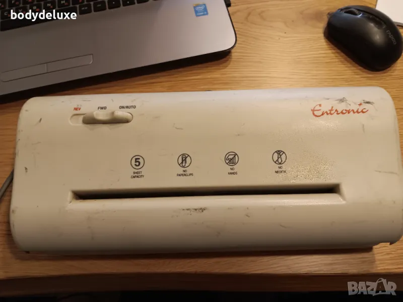 ENTRONIC шредер за хартия, снимка 1