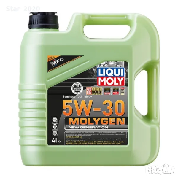 Синтетично моторно масло Liqui Moly molygen 5w30 , снимка 1