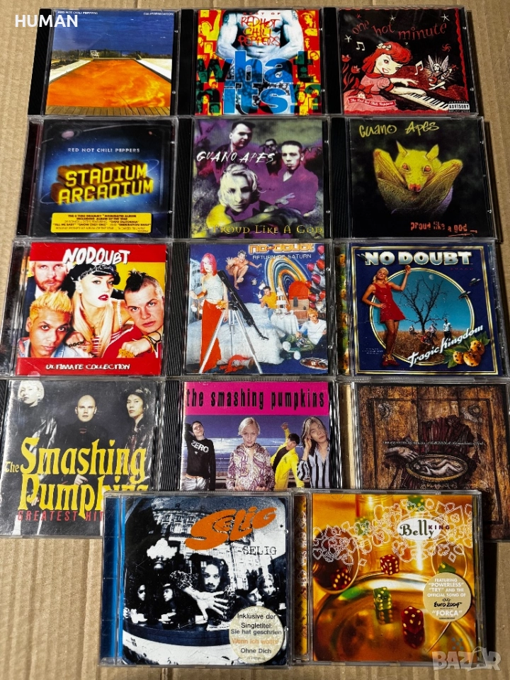 Red Hot - No Doubt - Smashing - Selig - Guano, снимка 1