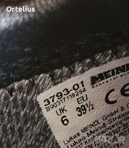 кожени обувки Meindl, номер 39, gore tex, снимка 6 - Маратонки - 46704285