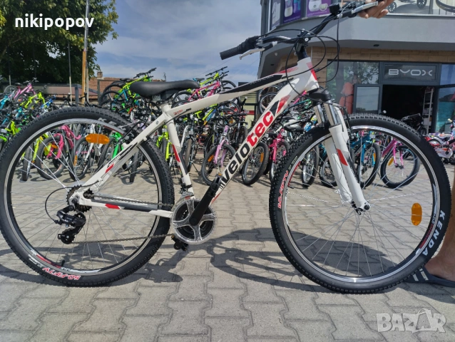 SPRINT Алуминиев велосипед 29" Velotec PRO бял/червен