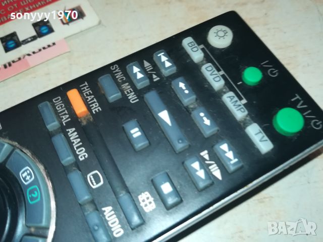 SONY REMOTE-ВНОС SWISS 1807241127, снимка 8 - Дистанционни - 46619143