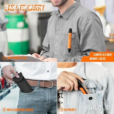 Преносим детектор за течове на газ   TECHAMOR, снимка 2 - Други инструменти - 50174188