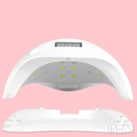 Елегантна и компактна UV LED лампа за нокти SUN5 с висока мощност-48W; Авто сензор за включване, снимка 14 - Продукти за маникюр - 48967250