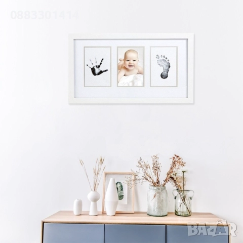 Комплект за отпечатъци на бебе Краче и ръка, снимка 2 - Други - 51592677