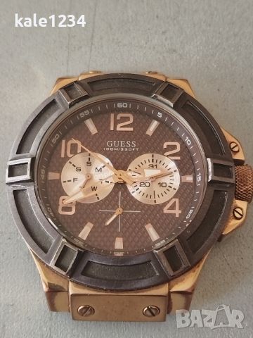 Часовник GUESS - W0040G3. Оригинал. Не работи! , снимка 3 - Мъжки - 46306890