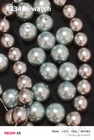   естествени перли за коли мулти колор, снимка 5 - Колиета, медальони, синджири - 53696329