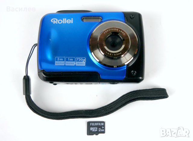 Противоводна и противоударна мини камера за деца Rollei Sportsline 60 / 5-мегапиксела, снимка 2 - Фотоапарати - 45063744