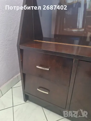 Продавам шкаф с витрина -използван., снимка 5 - Шкафове - 49976955