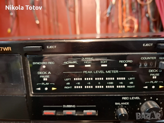 Продава се двукасетен дек Sansui D-X117WR. , снимка 2 - Декове - 52806651