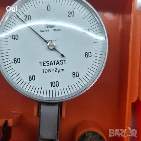 Индикаторен часовник TESA , снимка 8 - Шублери - 54301205