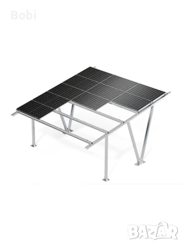 Соларен навес за 2 автомобила - Конструкция, снимка 2 - Друга електроника - 52634294