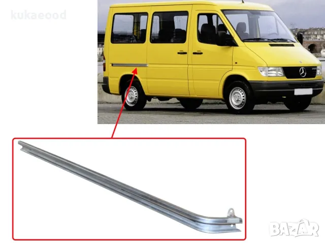 Релса за плъзгаща врата за Mercedes Sprinter W901/ W902/ W903/ W904/ W905 ( 1995 - 2006 ), снимка 4 - Аксесоари и консумативи - 46974564