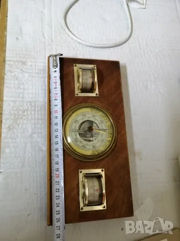 Немски барометър, термометър и влагомер. , снимка 8 - Други ценни предмети - 49694814