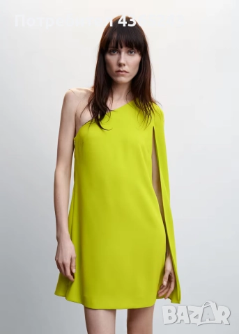 ЧИСТО НОВА! Официална Къса Рокля Mango Размер XS, снимка 2 - Рокли - 52610796