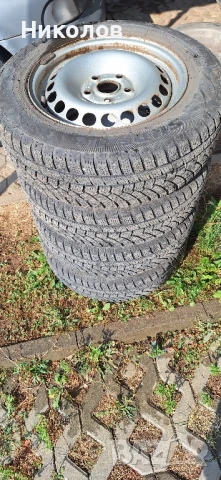 джанти със зимни гуми 15 " , снимка 9 - Гуми и джанти - 51407156