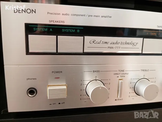 DENON PMA 777, снимка 4 - Ресийвъри, усилватели, смесителни пултове - 47094507