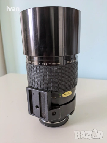 Sigma mirror telephoto обектив 1:5.6 f=400mm Sony E + Mi 7000/MD - Minolta MD, снимка 3 - Обективи и филтри - 53745203