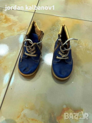 Подарявам - детски боти сини номер 23 стелка 16см.