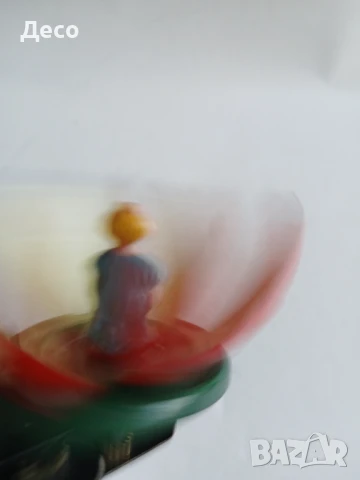 Стара руска ламаринена играчка Фея в цвете,спинер, пумпал., снимка 5 - Колекции - 51171355