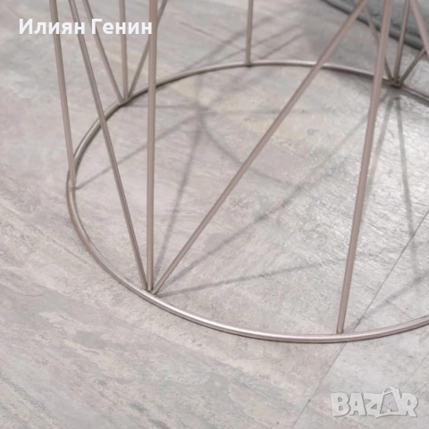 Комплект от две подреждащи се странични масички, снимка 3 - Маси - 52576751