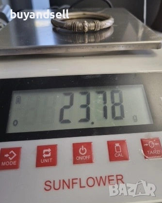 Стара викторианска сребърна гривна, снимка 7 - Антикварни и старинни предмети - 53885304