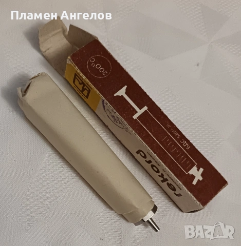 Стъклена спринцовка 2кубика, снимка 3 - Антикварни и старинни предмети - 53388682