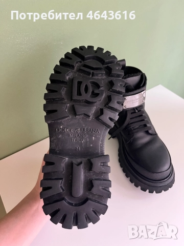 Продавам детски боти Dolce & Gabbana, снимка 3 - Детски боти и ботуши - 52317950