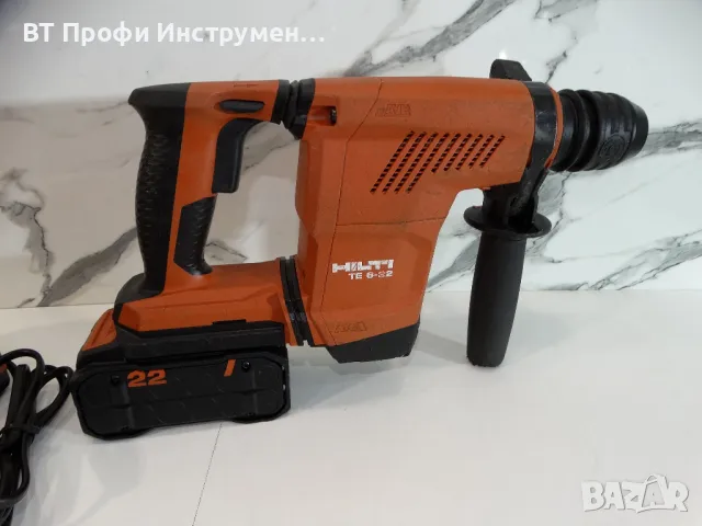 Hilti TE 6 - 22 / 2 x 5.2 Ah / Nuron - Перфоратор 3 функции, снимка 3 - Други инструменти - 48711533