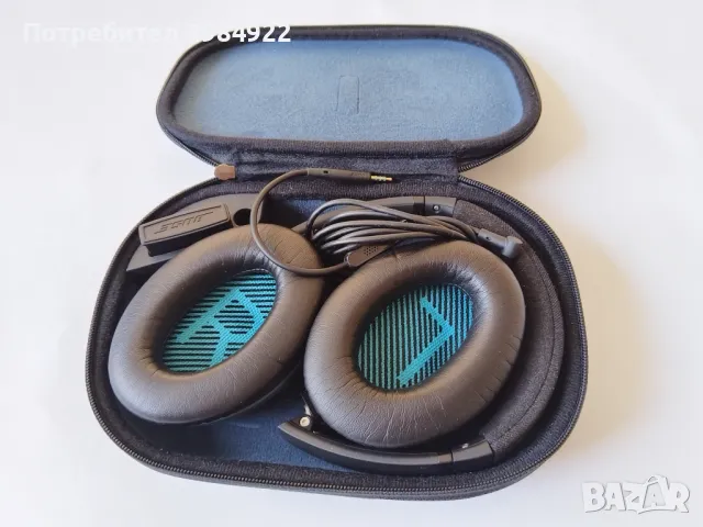 Оригинални слушалки Bose QuietComfort 25, Черни + резервен калъф, снимка 9 - Слушалки и портативни колонки - 47724260