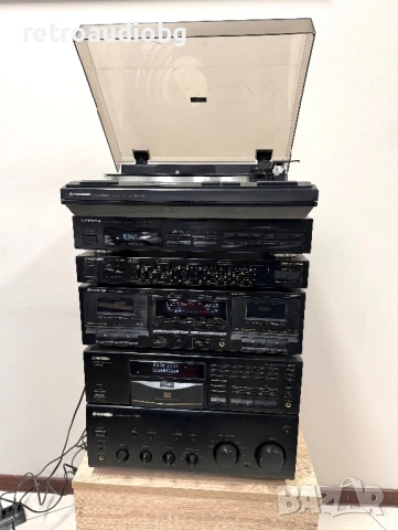 🔊Ретро аудио система сет PIONEER - усилвател, CD, дек, еквалайзер, тунер, опция грамофон и колони, снимка 4 - Аудиосистеми - 53914497