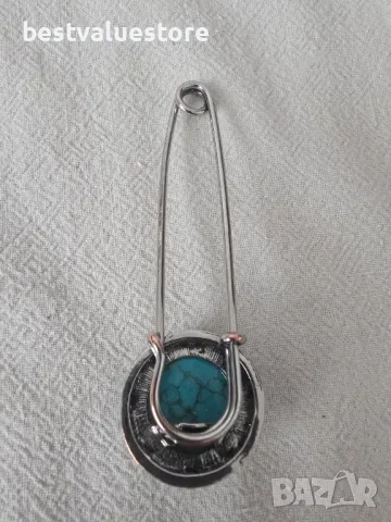 Тюркоазена Брошка, снимка 2 - Други - 50323130