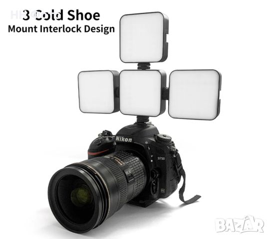 LED лампа за телефони, фотоапарати и видеокамери Canon , Nikon , Sony, снимка 5 - Светкавици, студийно осветление - 46302852