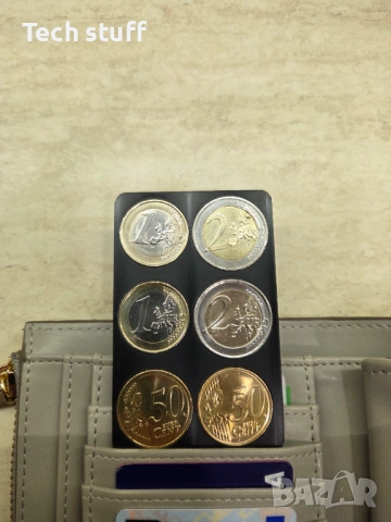 Emergency wallet Card-карта за евро монети, снимка 4 - Други - 53142983