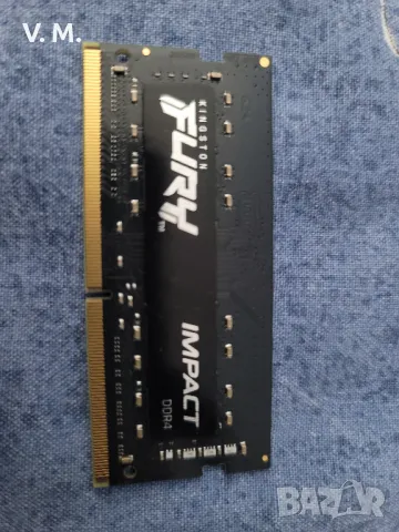 Kingston FURY Impact 16GB DDR4 3200MHz SODIMM RAM памет за лаптопи, снимка 1 - RAM памет - 48344226