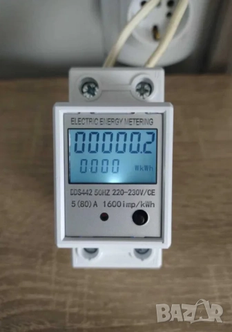 Монофазен електромер за DIN шина | Мултидисплей, 80A, 36мм, снимка 9 - Други стоки за дома - 49962228