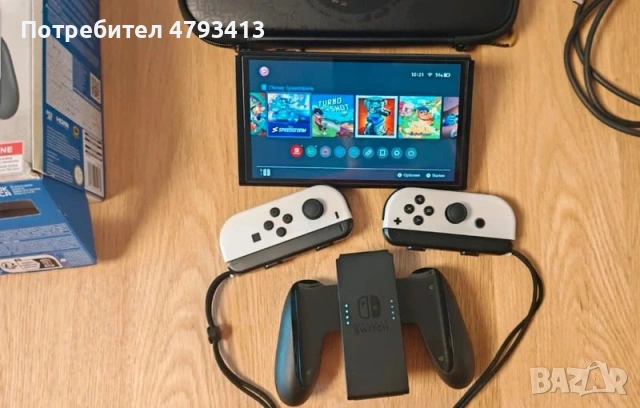 Nintendo Switch OLED, снимка 3 - Nintendo конзоли - 54220528