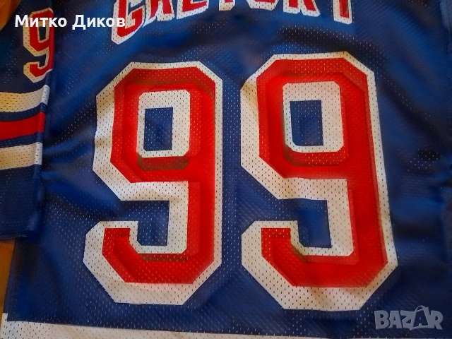 Хокейна тениска #99 Уейн Грешки размер М, снимка 4 - Зимни спортове - 53696610