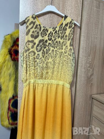 рокля леопардова шифон , снимка 3 - Рокли - 45557259