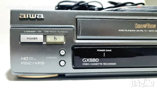 Видео рекордер ,,AIWA" VHS касети, Model: HV-GX880Z, записващо, снимка 2 - Плейъри, домашно кино, прожектори - 47973704