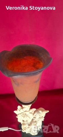 Настолна лампа, снимка 4 - Антикварни и старинни предмети - 53044658